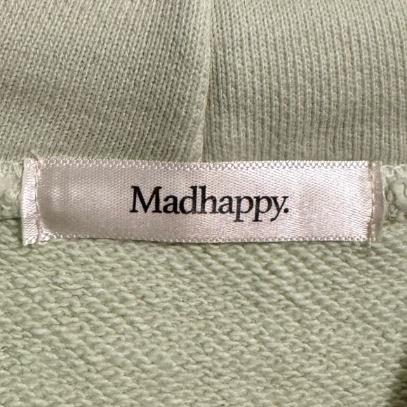 RARE Madhappy Rainbow Geometric Print Graphic Pullover Hoodie Unisex Size S - Picture 6 of 7